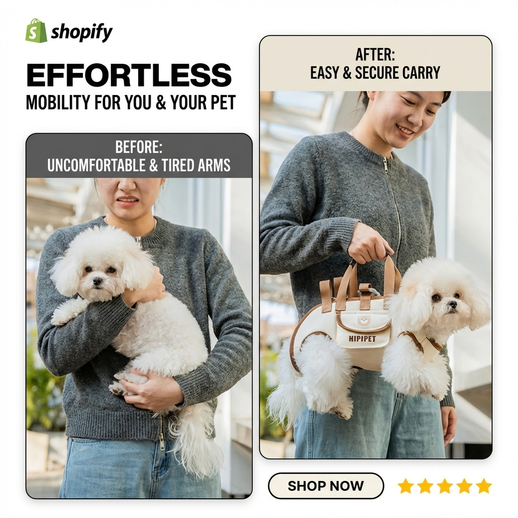 CURAPETS Outdoor Comfort Pet Carrier Bag