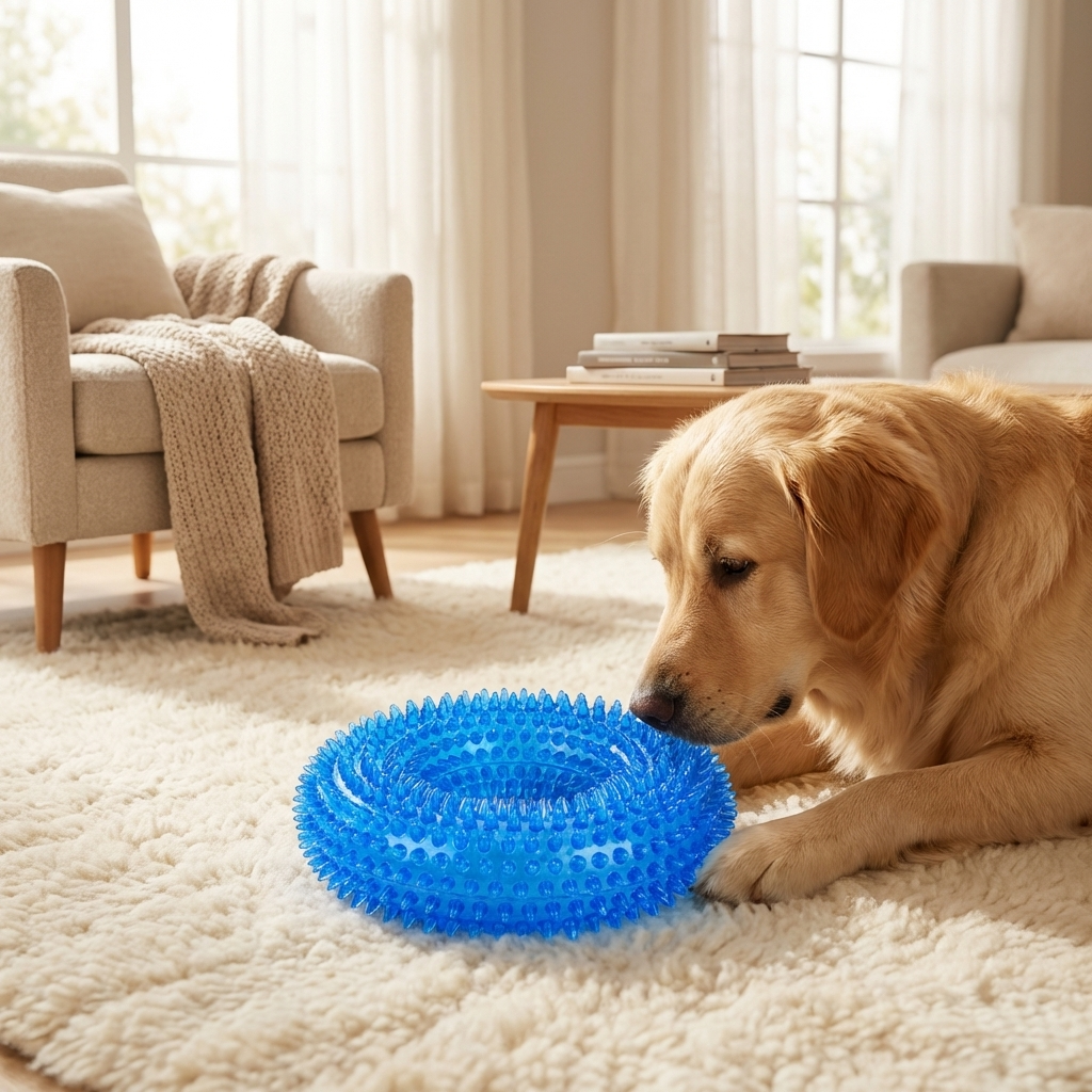 CURAPETS Squeaky Thorn Chew Toy