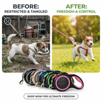 CURAPETS 8m Retractable Training Dog Leash