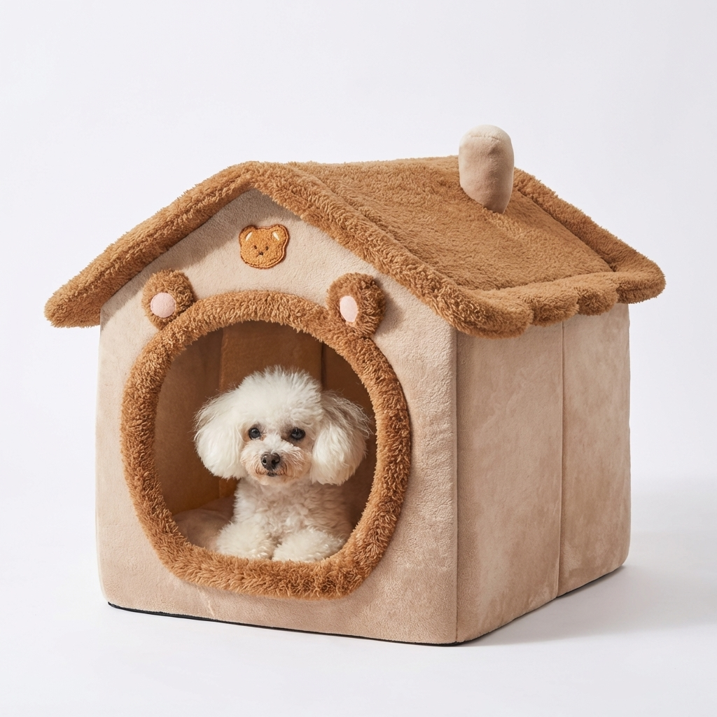 CURAPETS Teddy House Pet Bed