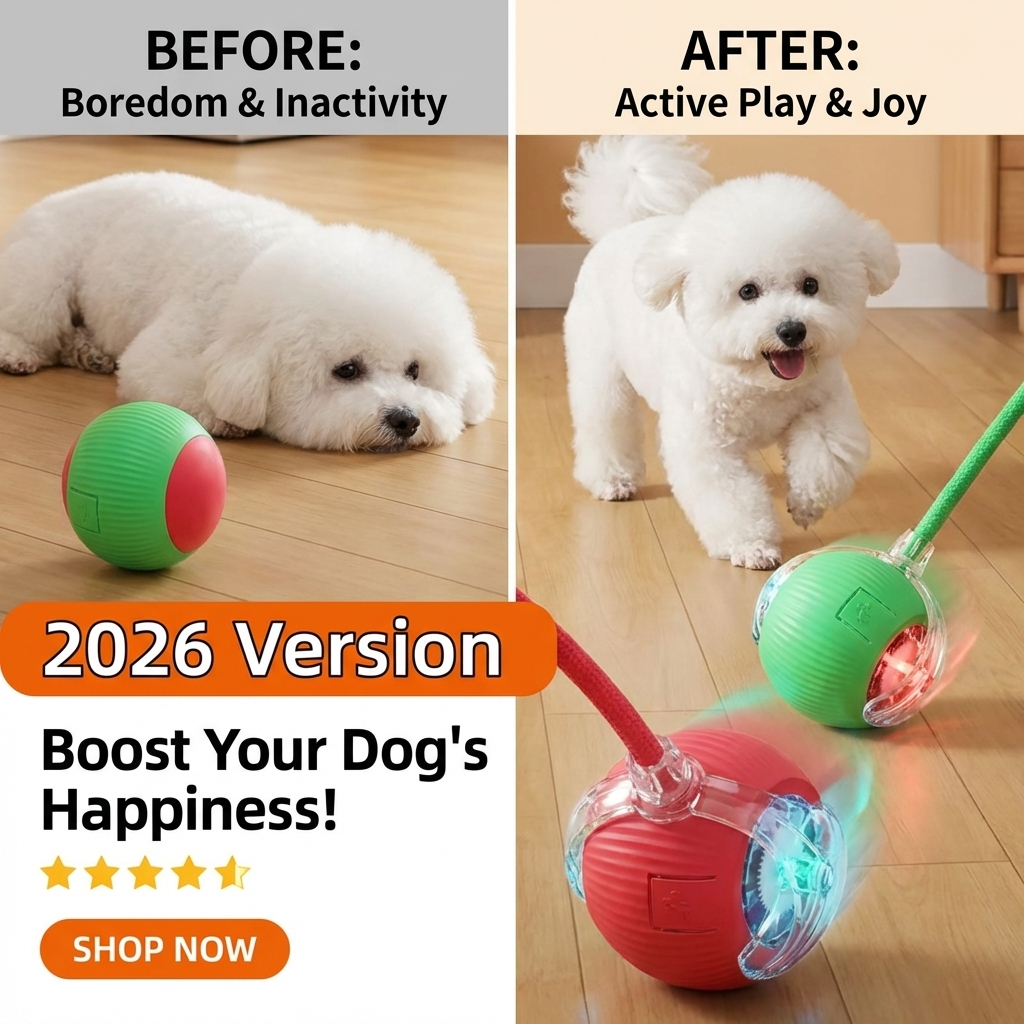 CURAPETS Smart Rolling Interactive Pet Ball