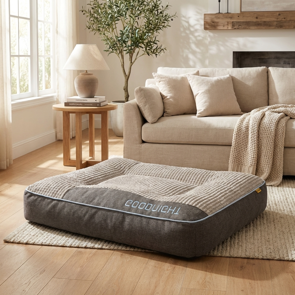 CURAPETS GOODNIGHT Winter Plush Dog Mat Bed