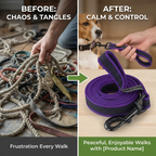 CURAPETS Dual-Color Long Training Leash