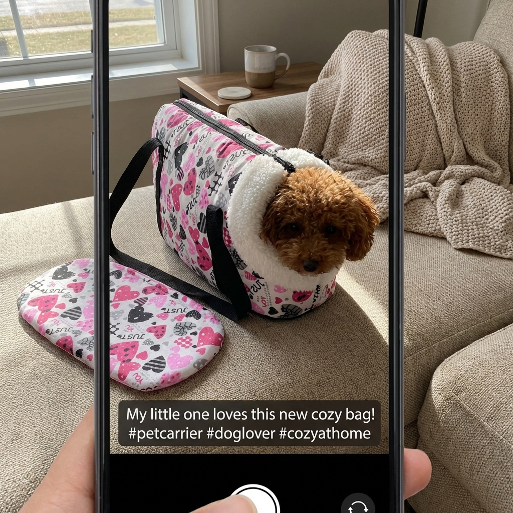 CURAPETS Classic Soft Pet Sling Carrier