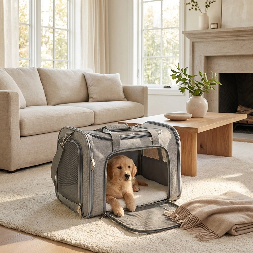 CURAPETS Claw-Defense Airline Pet Carrier
