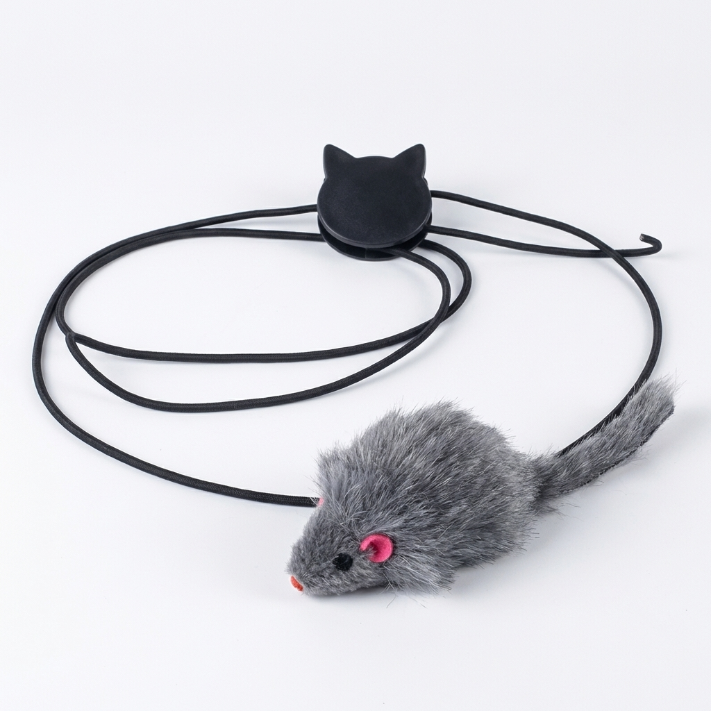 CURAPETS Doorway Plush Hanging Cat Toy