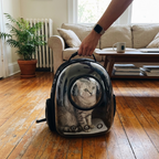 CURAPETS Space Capsule Cat Backpack Carrier