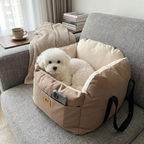 CURAPETS SafeRide Plush Pet Car Seat