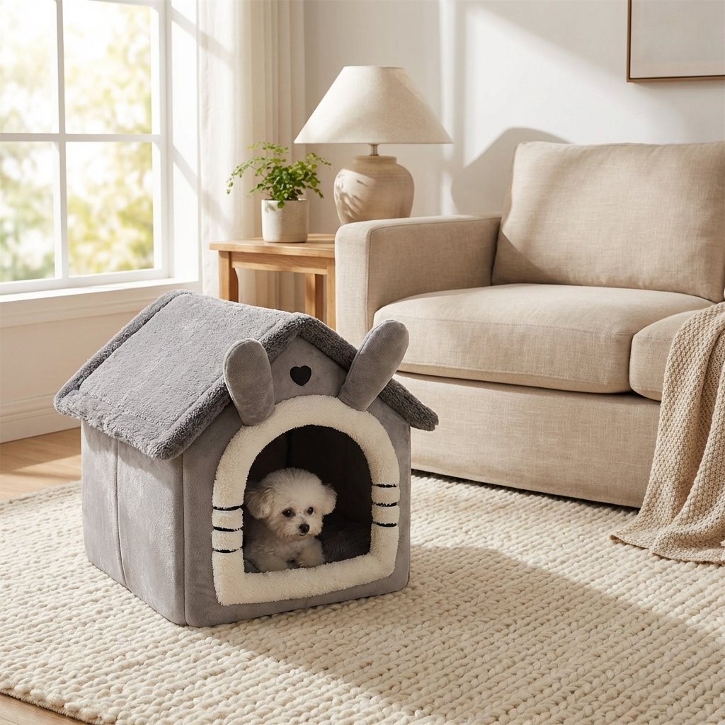 CURAPETS Cozy Indoor Pet Tent Bed