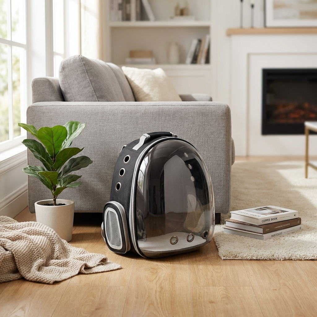 CURAPETS Bubble Capsule Cat Carrier Backpack