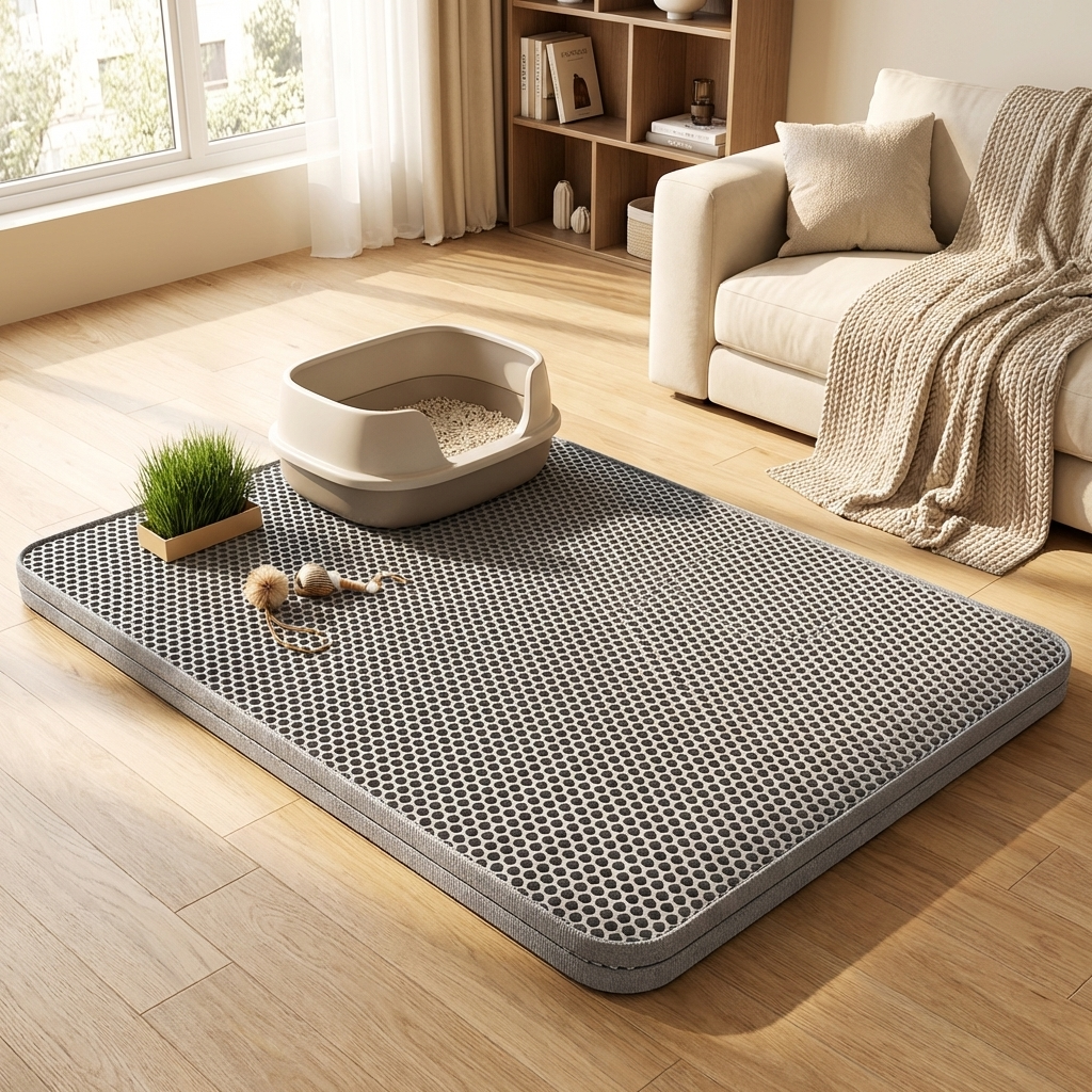 CURAPETS Extra Large Waterproof Litter Mat