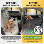 CURAPETS Breathable Pet Car Seat Basket