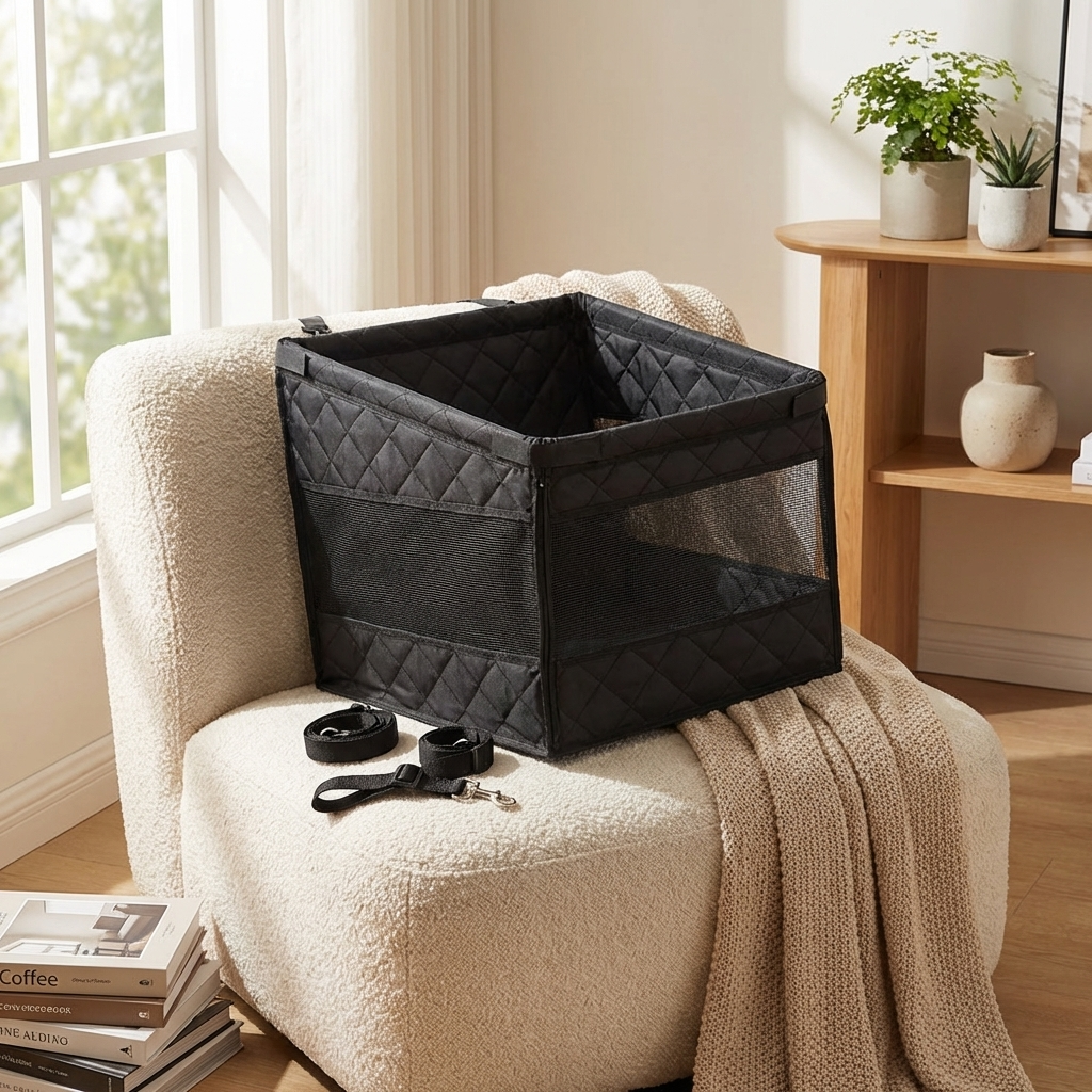 CURAPETS Breathable Pet Car Seat Basket