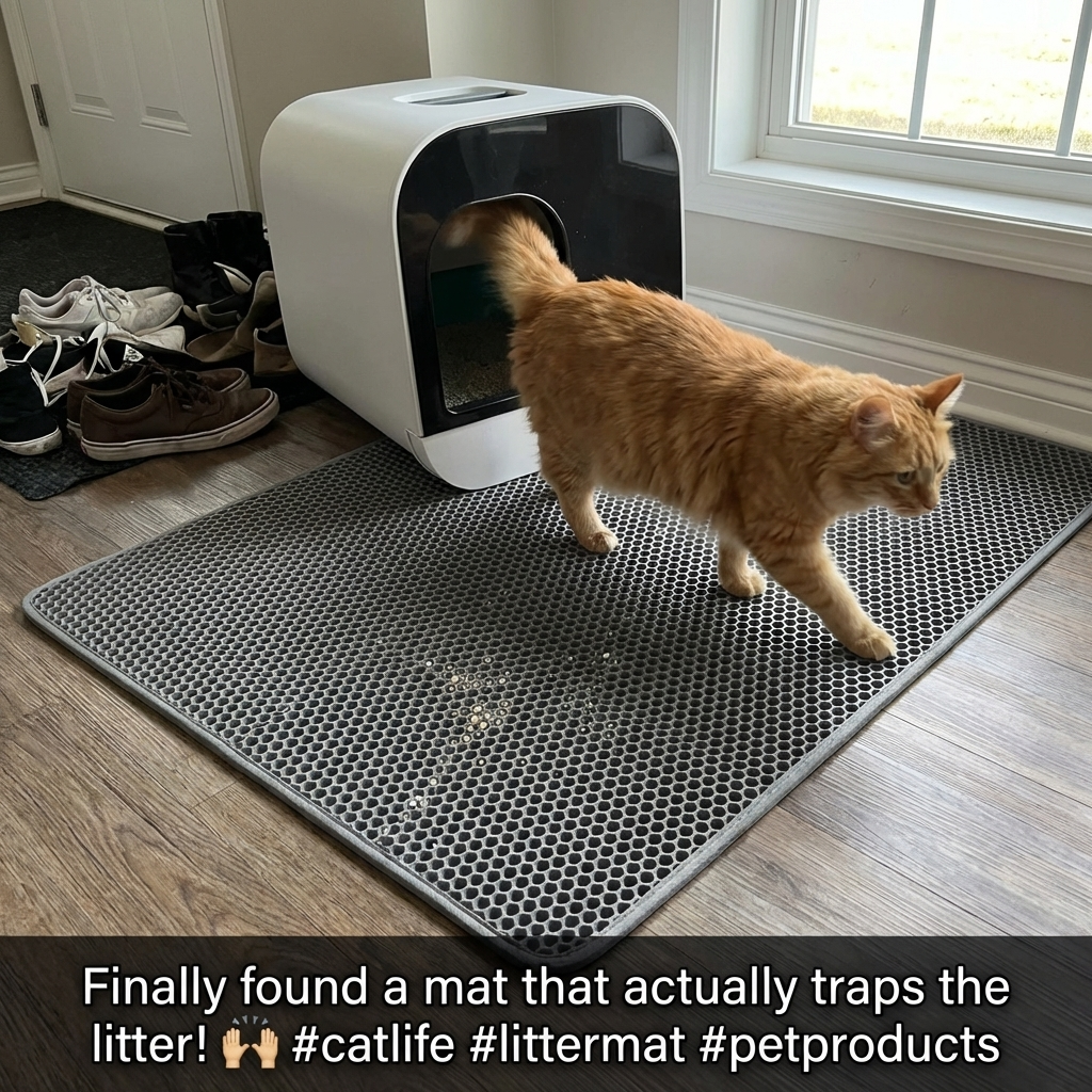 CURAPETS Premium Double Layer Cat Litter Mat