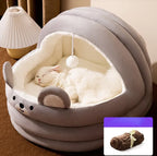 Warm Cat Nest - Cozy Arctic Velvet for Your Feline Friend